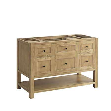 James Martin Vanities Breckenridge 48in Single Vanity Cabinet, Light Natural Oak 330-V48-M-LNO